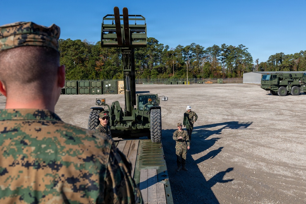 II MEF Marines receive transport cargo from WTI 1-26
