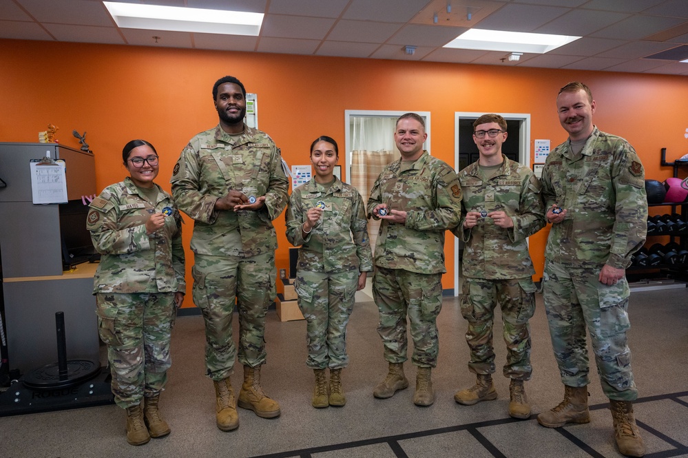 377 ABW commander coins NSSAV outstanding performers