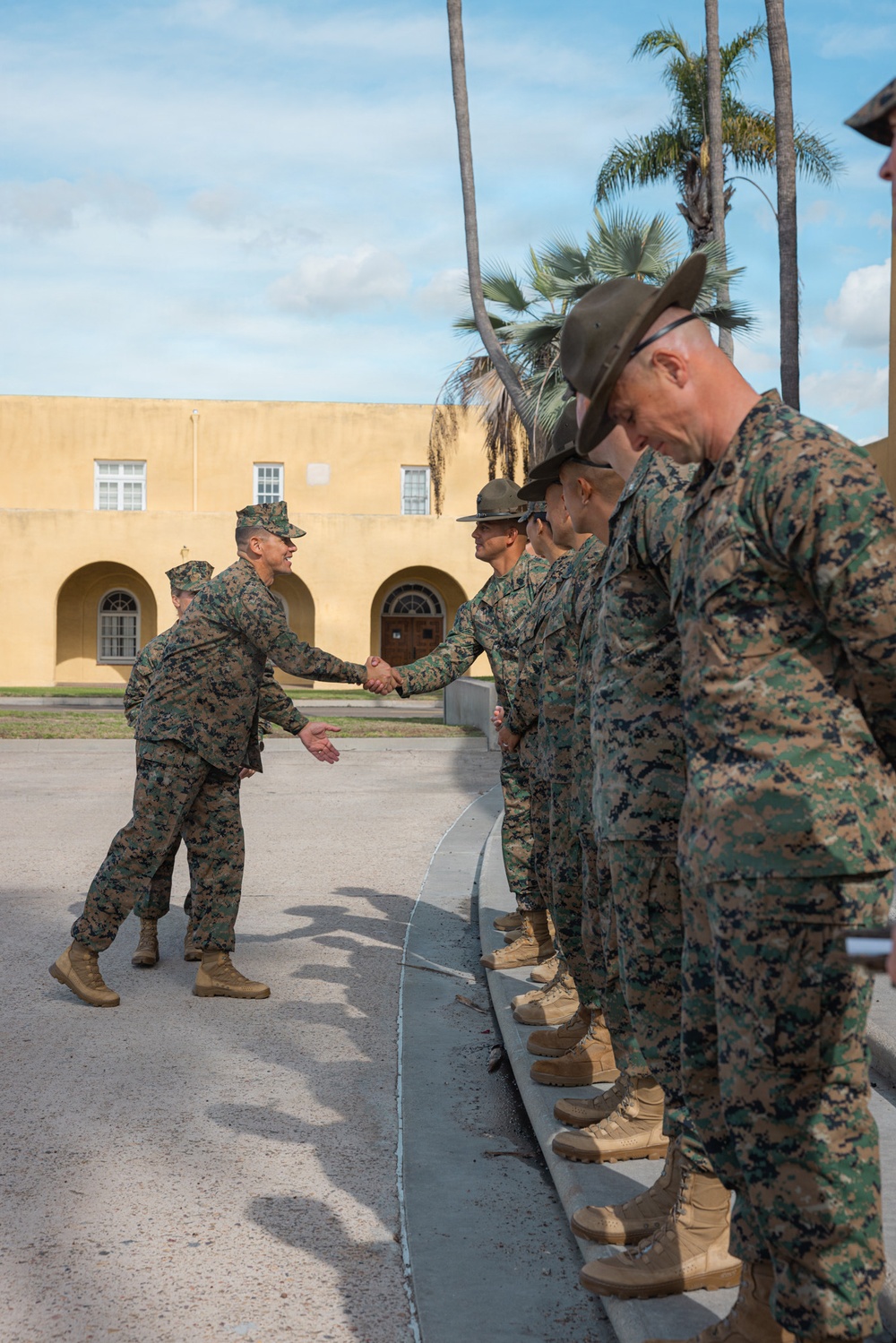 Sergeant Major of the Marine Corps visits MCRDSD