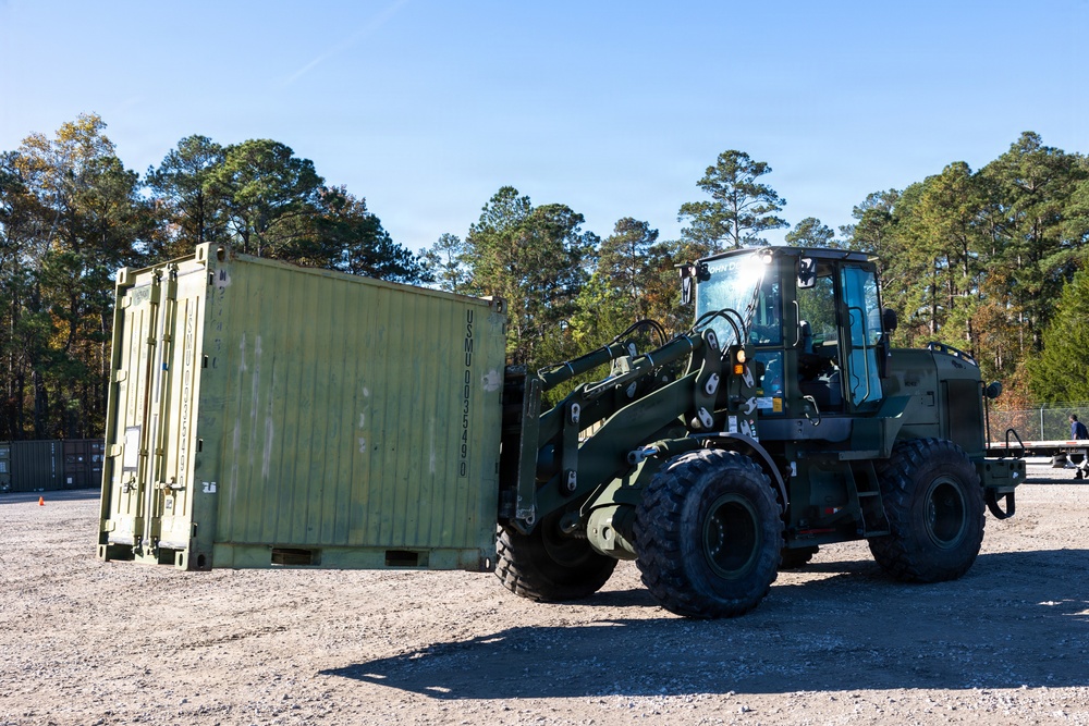 II MEF Marines receive transport cargo from WTI 1-26