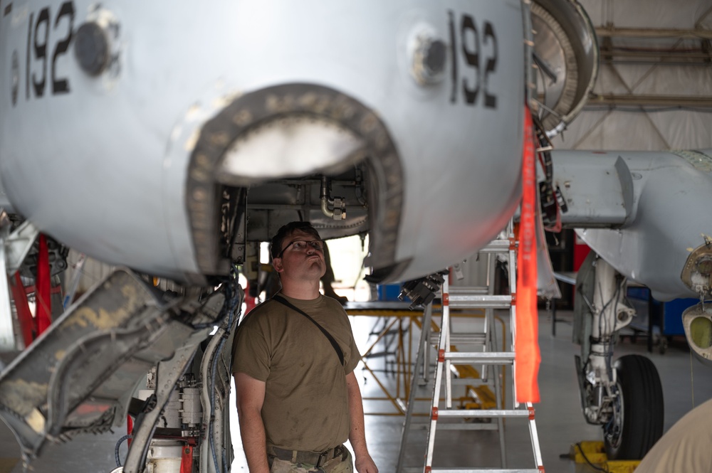 Phase Maintenance on an A-10C Thunderbolt II Part 2