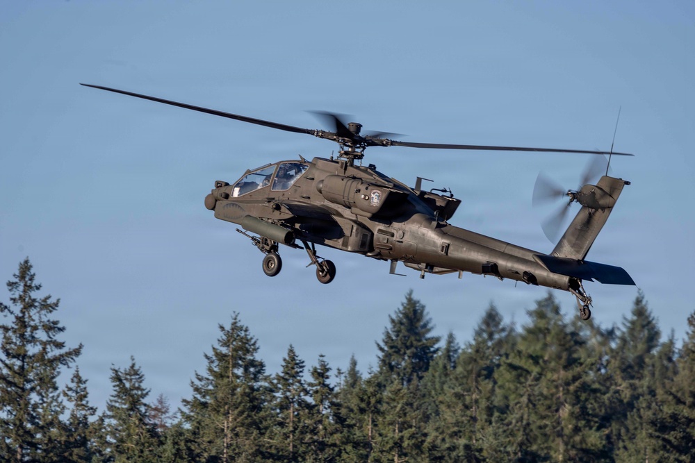 16th Combat Aviation Brigade conduct Apache aerial gunnery