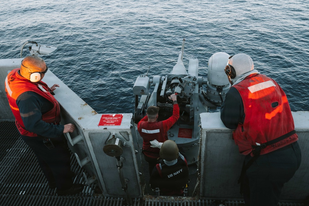 USS Theodore Roosevelt Live-Fire Exercise