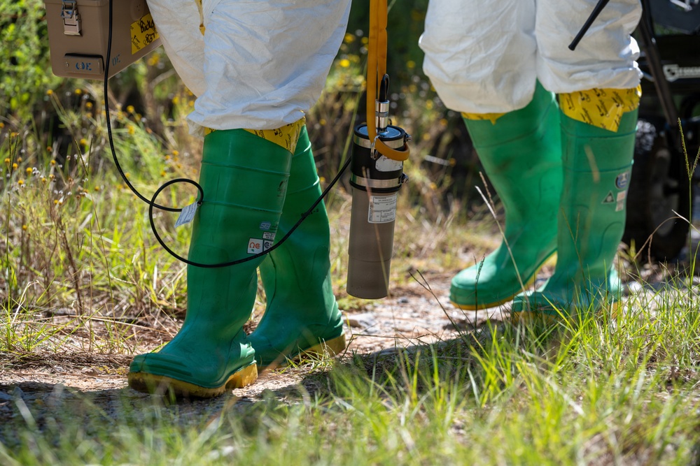 Barksdale's Bioenvironmental Engineering Flight conducts radiation calibration capstone