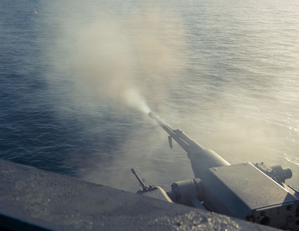 USS Theodore Roosevelt Live-Fire Exercise