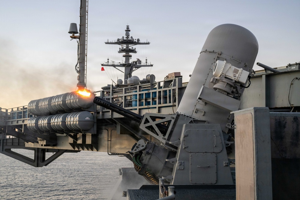 USS Theodore Roosevelt Live-Fire Exercise