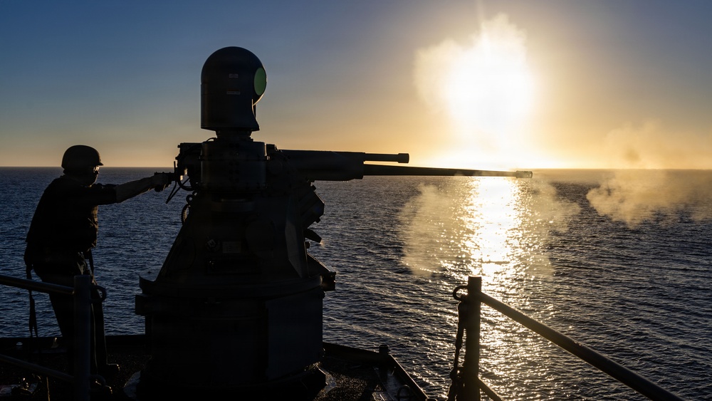 USS Theodore Roosevelt Live-Fire Exercise