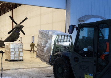 AKOM members prepare relief supplies for distribution during Operation Halong Response