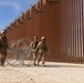 Marines reinforce the southern border barrier