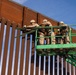 Marines reinforce the southern border barrier