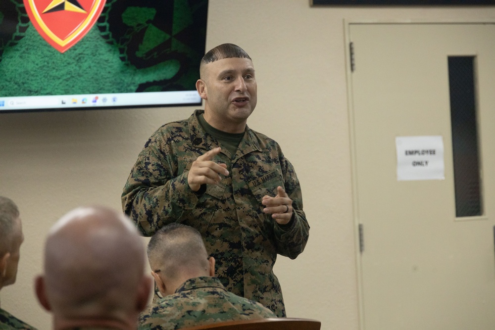 3rd Marine Division Conducts a First Sergeant Symposium