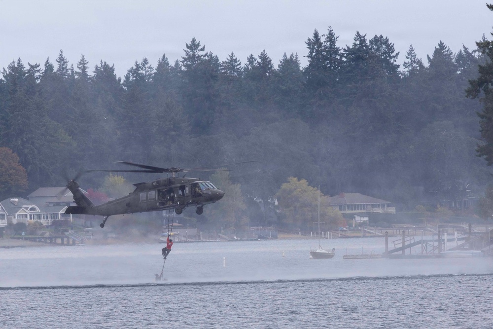 5th Air Support Operations Squadron conduct Helocast operations with 2-158th Assault Helicopter Battalion, 16th Combat Aviation Brigade
