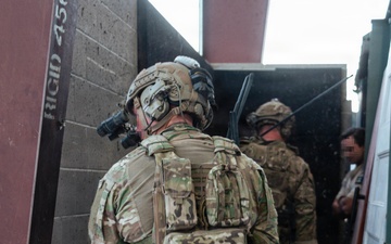 Green Berets Train on Casualty Evacuation in Close-Quarters Battle Houses