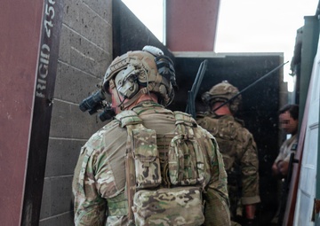 Green Berets Train on Casualty Evacuation in Close-Quarters Battle Houses