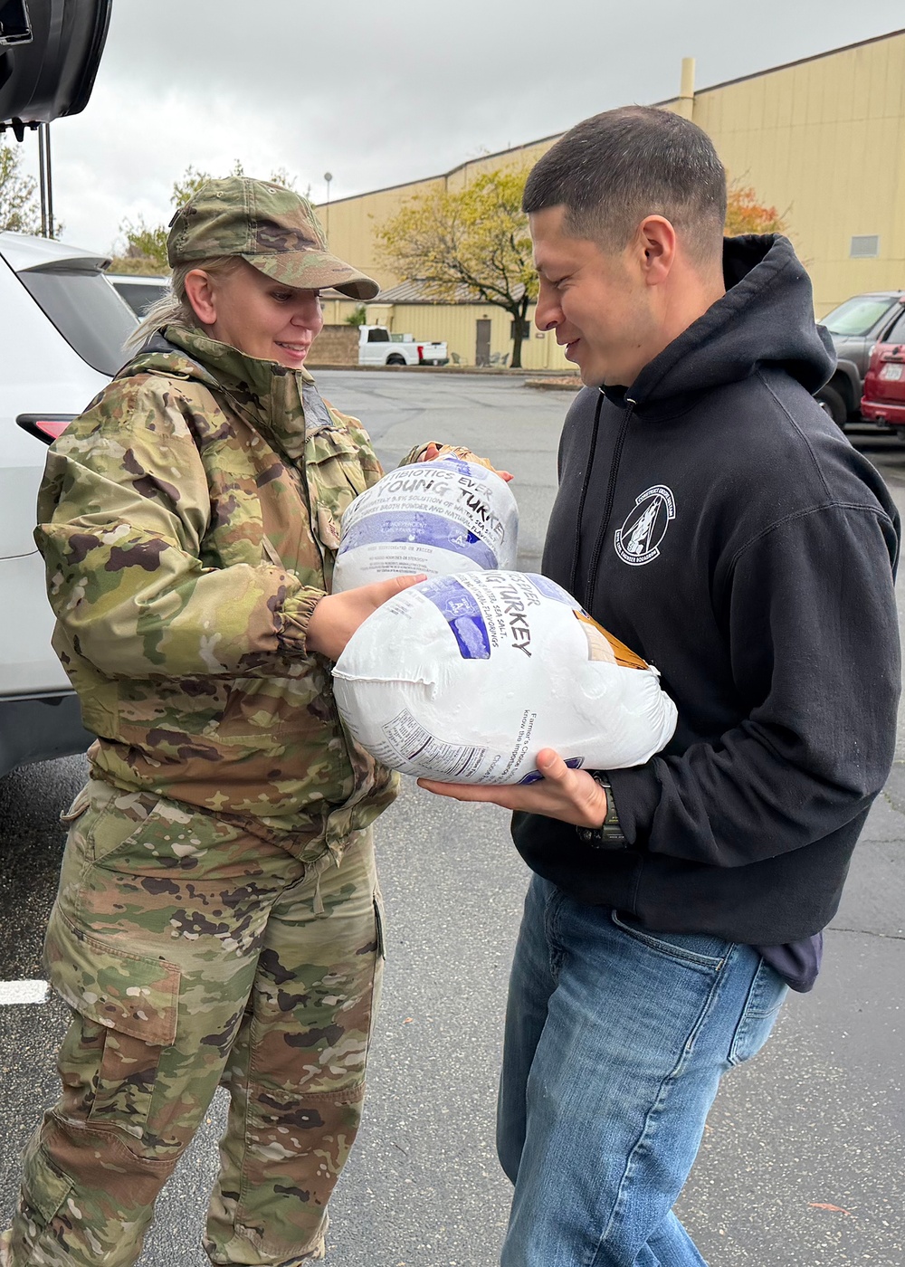 Thanksgiving Turkey Distributed to Beale Families