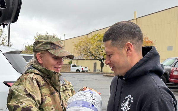 Thanksgiving Turkey Distributed to Beale Families