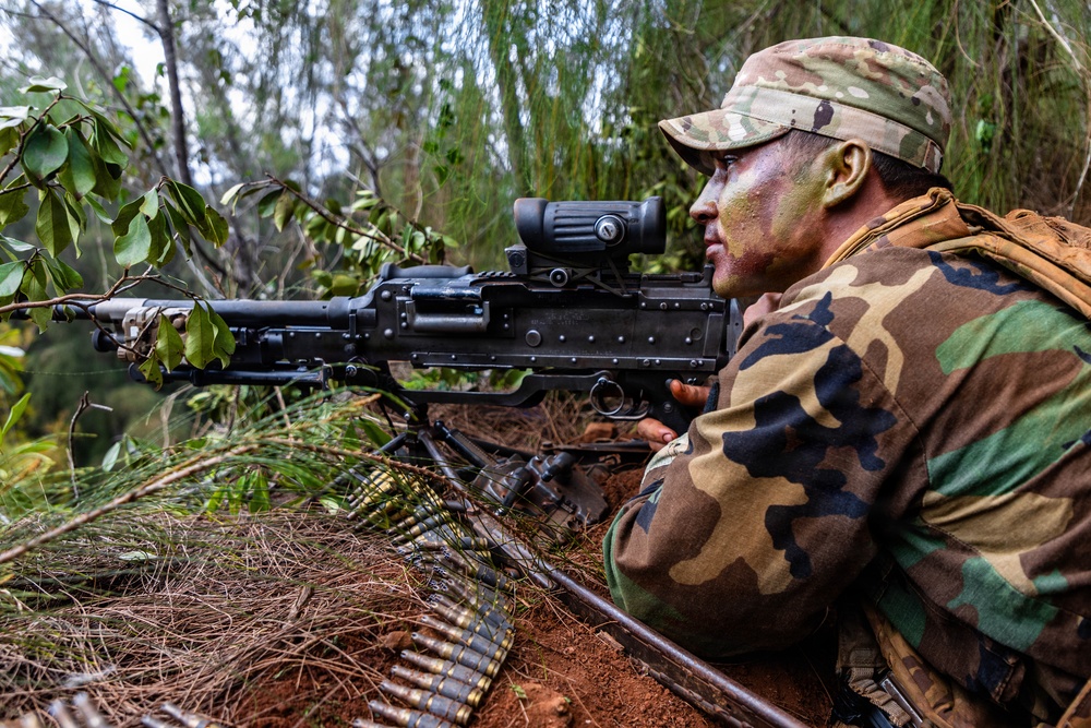 25th Infantry Division Trains with Partners During Dismounted Field Exercise