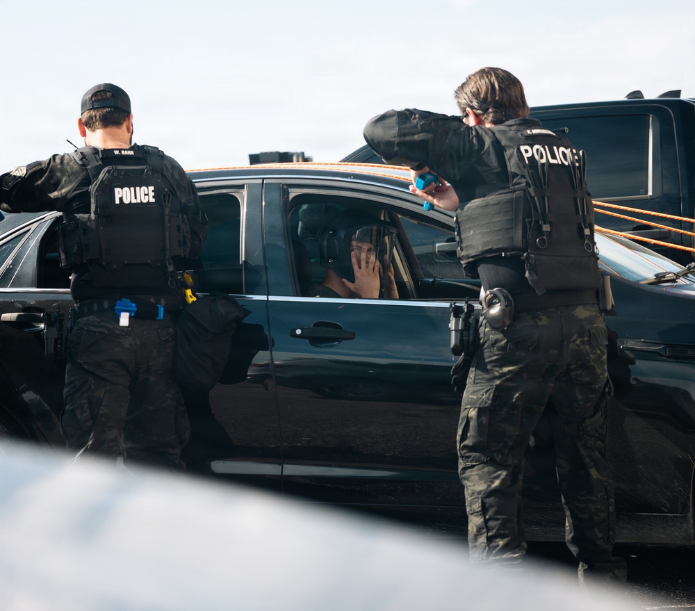 New Bern Police and Cherry Point SRT Conduct Suspect Apprehension Drills