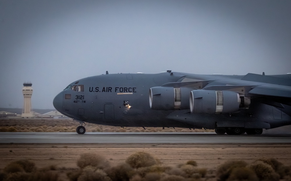 Rare rainy weather hits Edwards