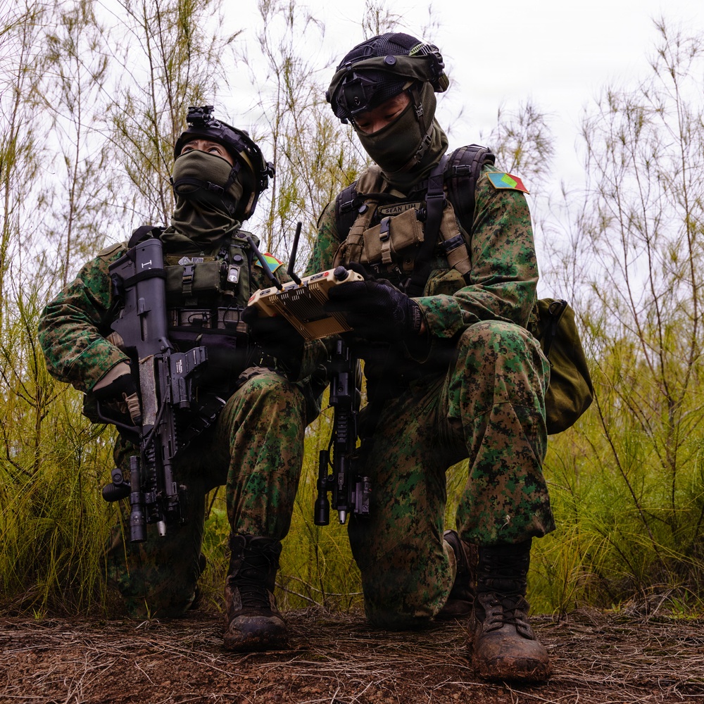 25th Infantry Division Trains with Partners During Dismounted Field Exercise