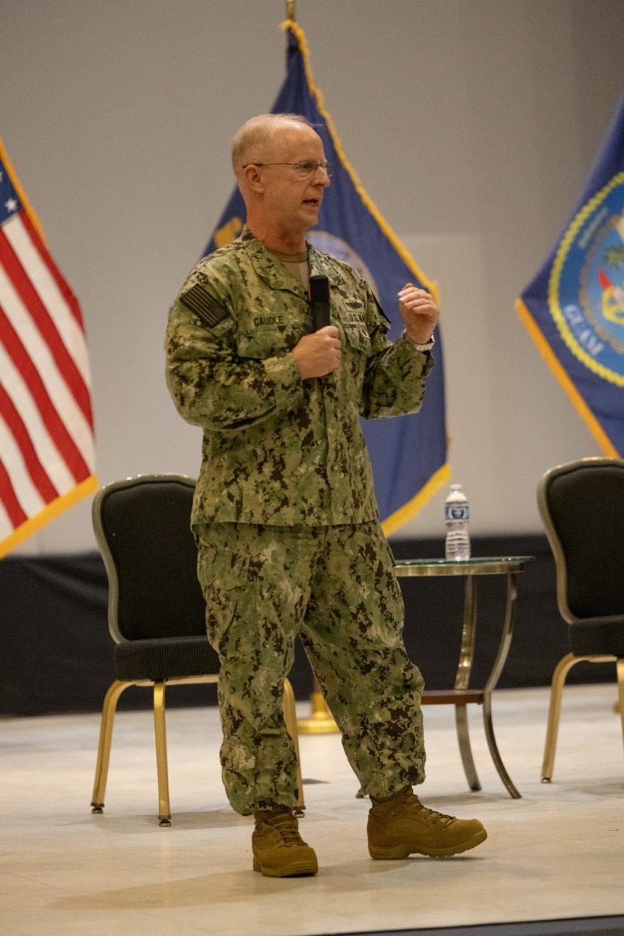 CNO Visits Naval Base Guam