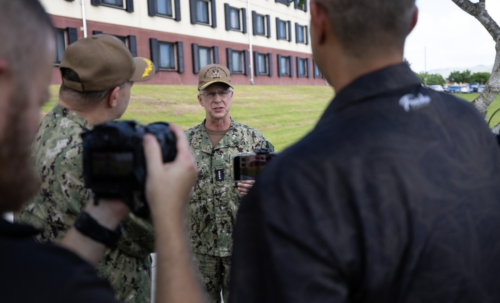 CNO Visits Naval Base Guam