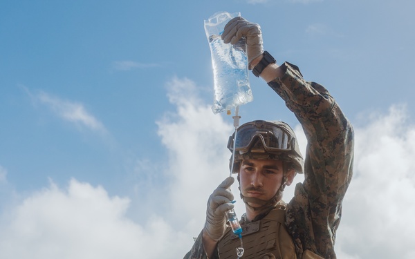 3rd LLB practice medical evacuation skills