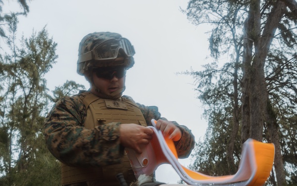 3rd LLB practice medical evacuation skills