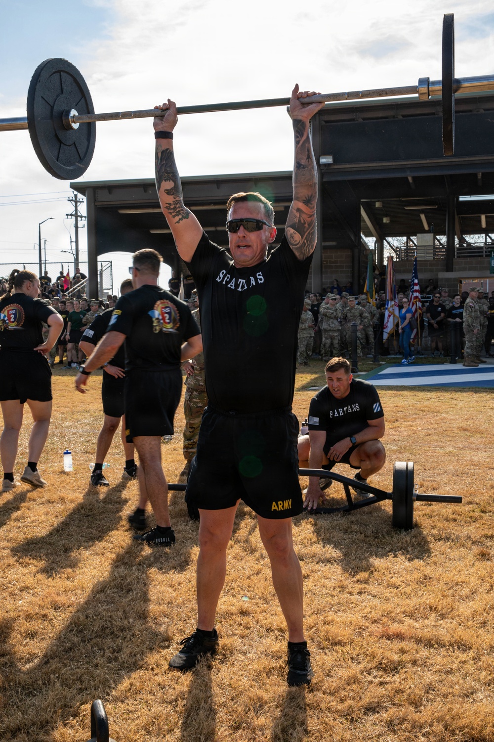 Workout competition concludes Marne Hero Days