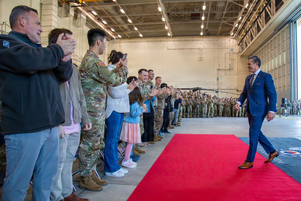 U.S. Secretary of War visits Camp Humphreys
