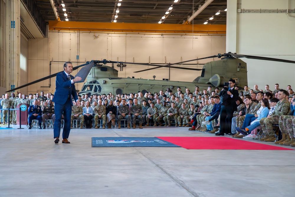 U.S. Secretary of War visits Camp Humphreys
