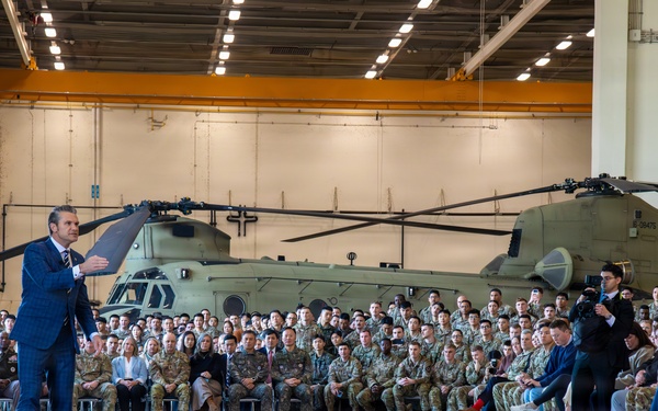 U.S. Secretary of War visits Camp Humphreys