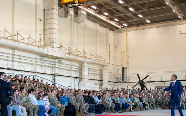 U.S. Secretary of War visits Camp Humphreys