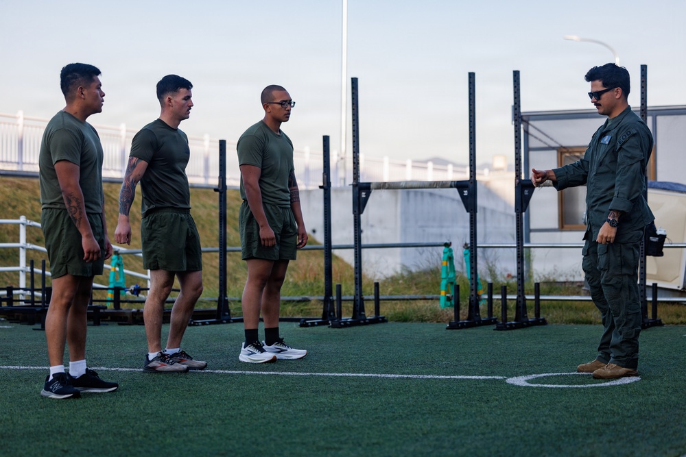 MCAS Iwakuni EOD lateral movement screening PFT