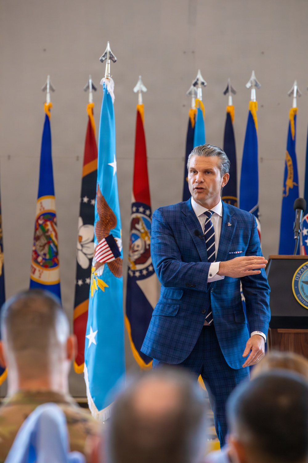 U.S. Secretary of War visits Camp Humphreys