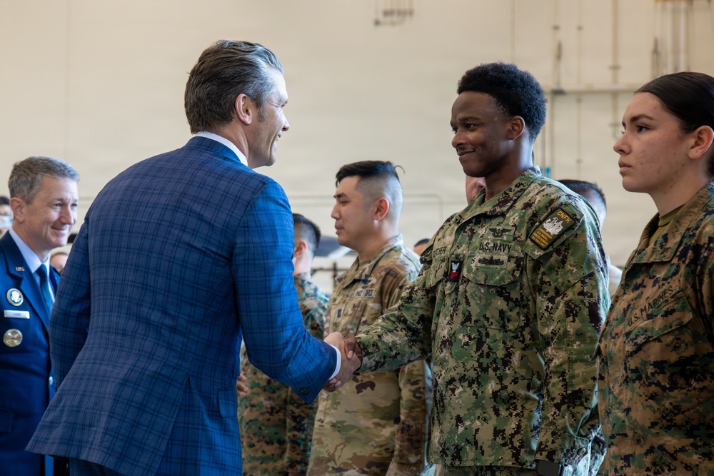 U.S. Secretary of War visits Camp Humphreys
