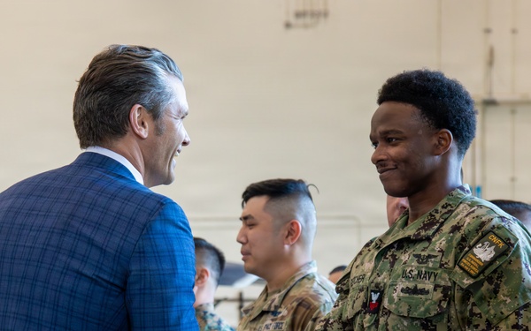 U.S. Secretary of War visits Camp Humphreys