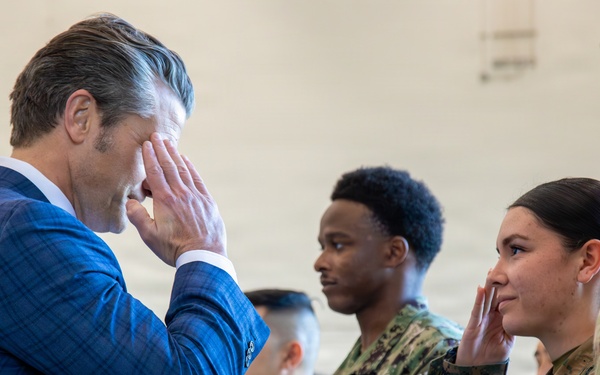 U.S. Secretary of War visits Camp Humphreys