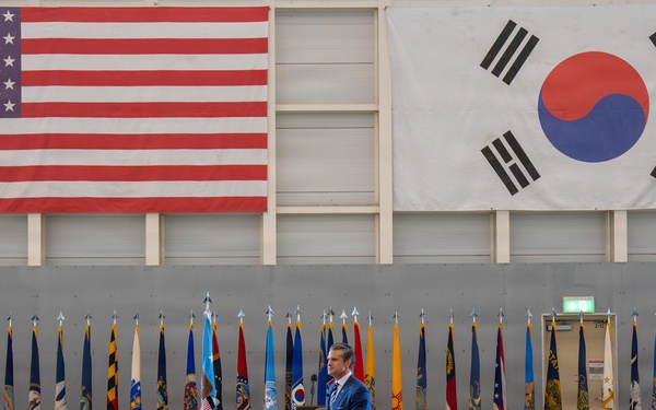 U.S. Secretary of War visits Camp Humphreys