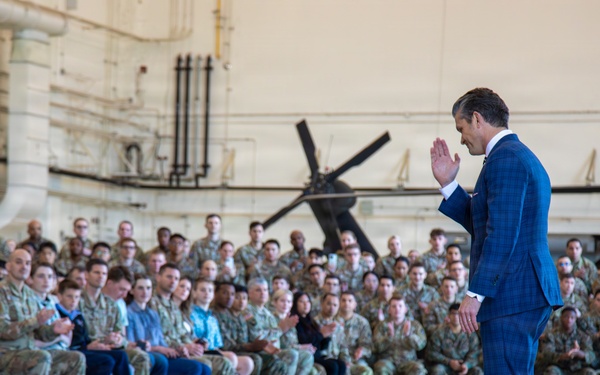 U.S. Secretary of War visits Camp Humphreys