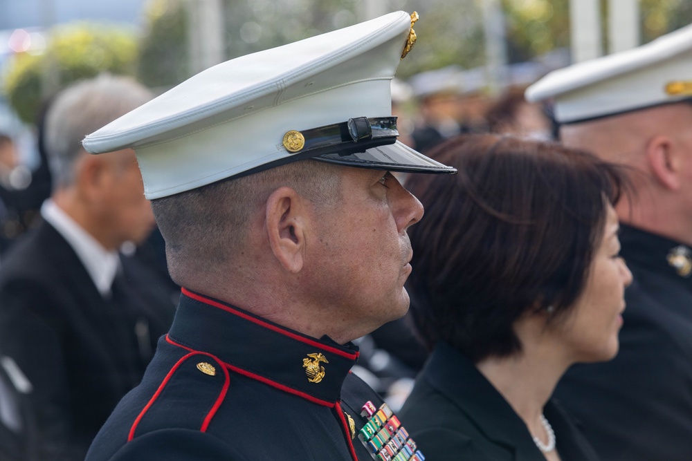 JMSDF Fleet Air Wing 31 Honors Fallen Sailors