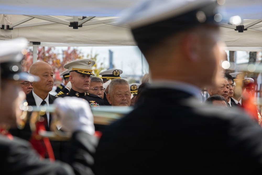 JMSDF Fleet Air Wing 31 Honors Fallen Sailors