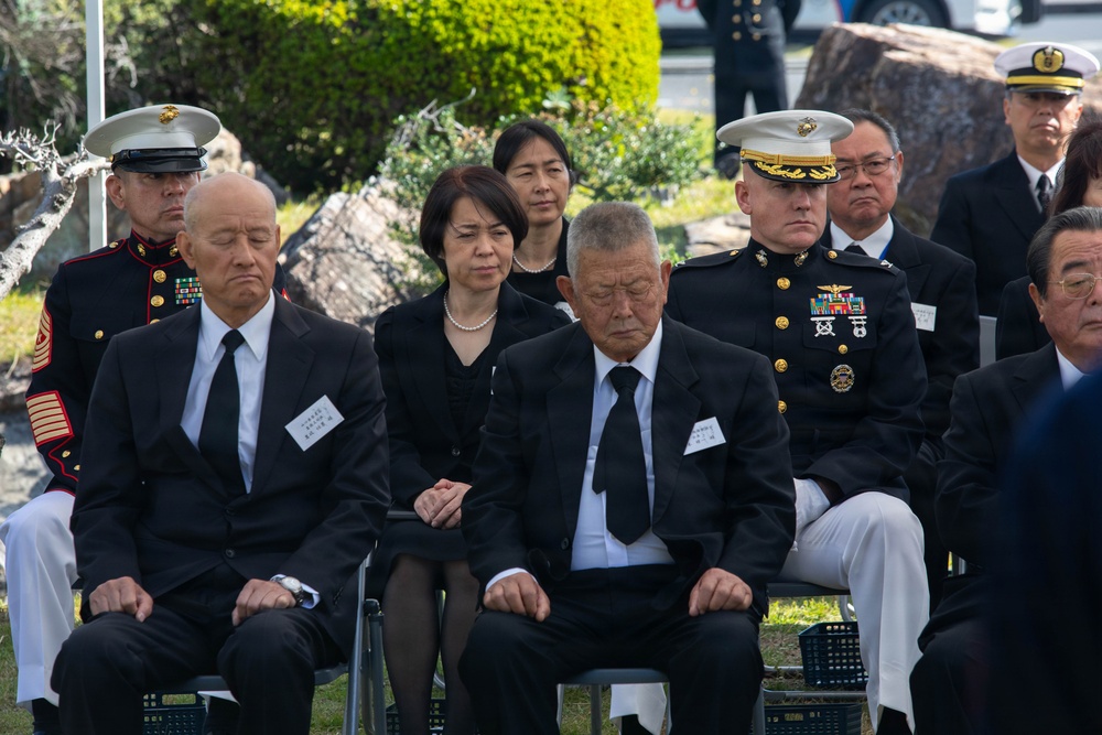 JMSDF Fleet Air Wing 31 Honors Fallen Sailors