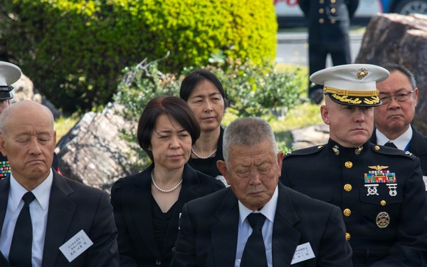 JMSDF Fleet Air Wing 31 Honors Fallen Sailors