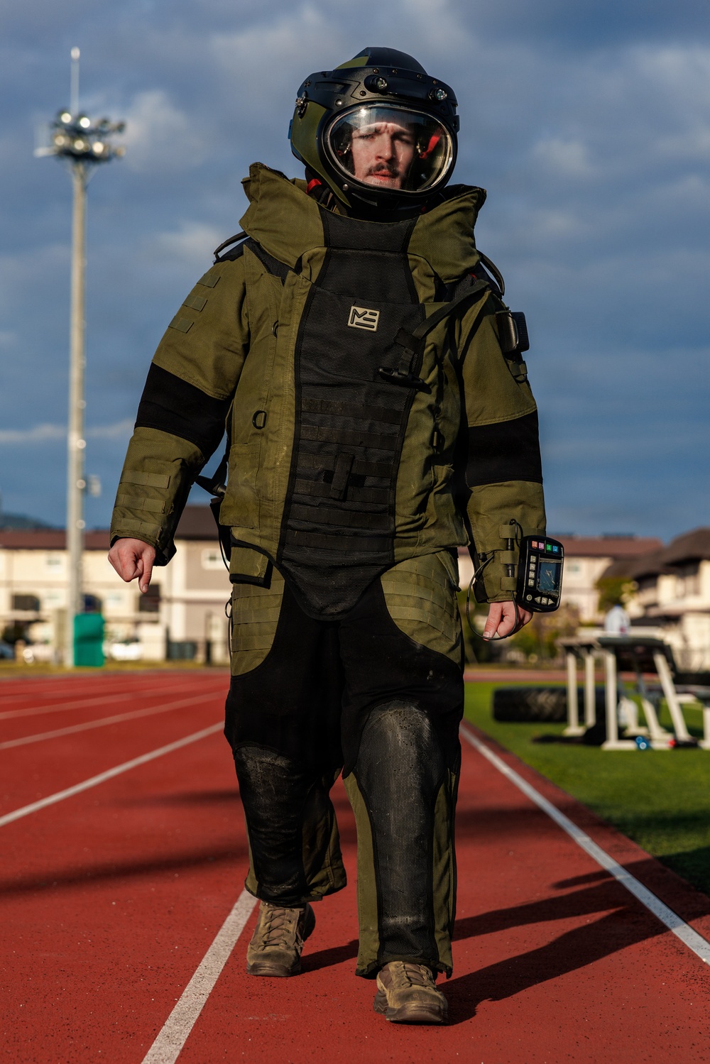 MCAS Iwakuni EOD screening bomb suit agility test