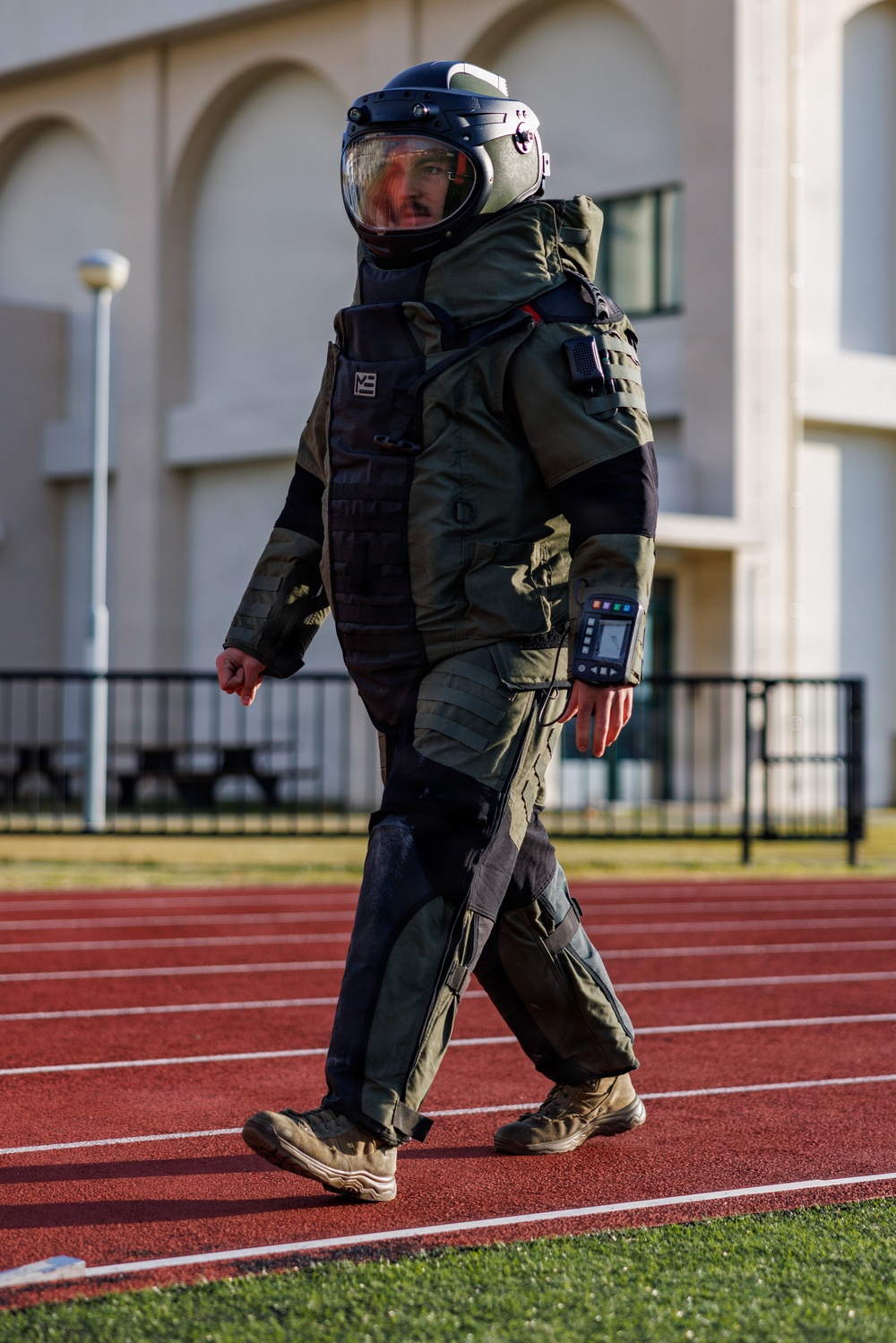 MCAS Iwakuni EOD screening bomb suit agility test