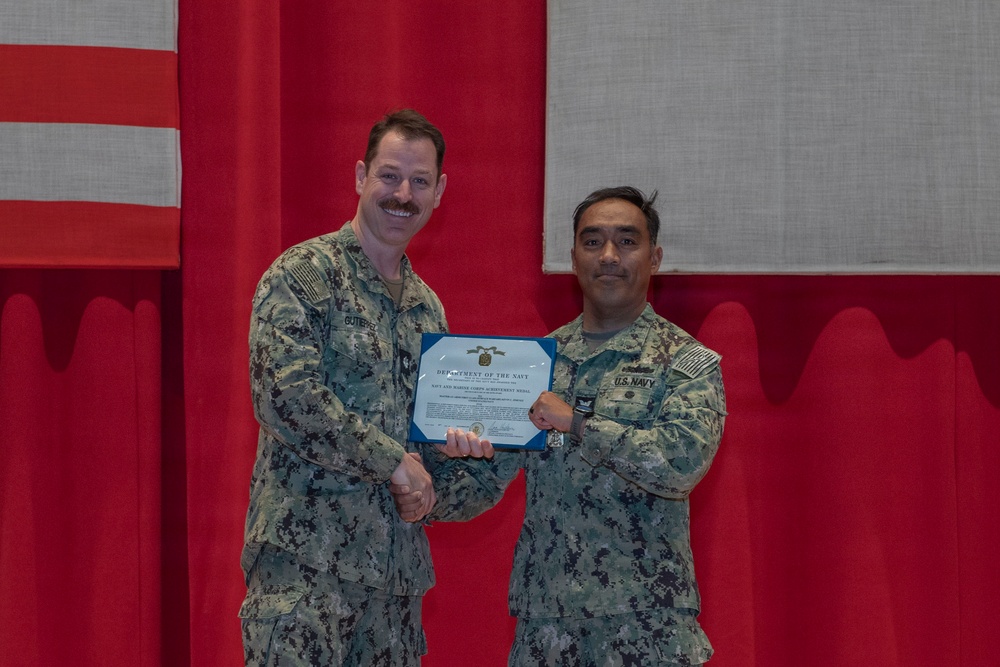 CFAY Holds All Hands and Awards at Quarters