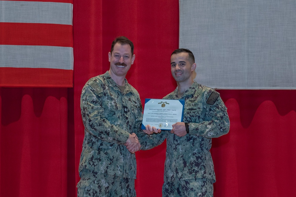 CFAY Holds All Hands and Awards at Quarters&amp;#xA;