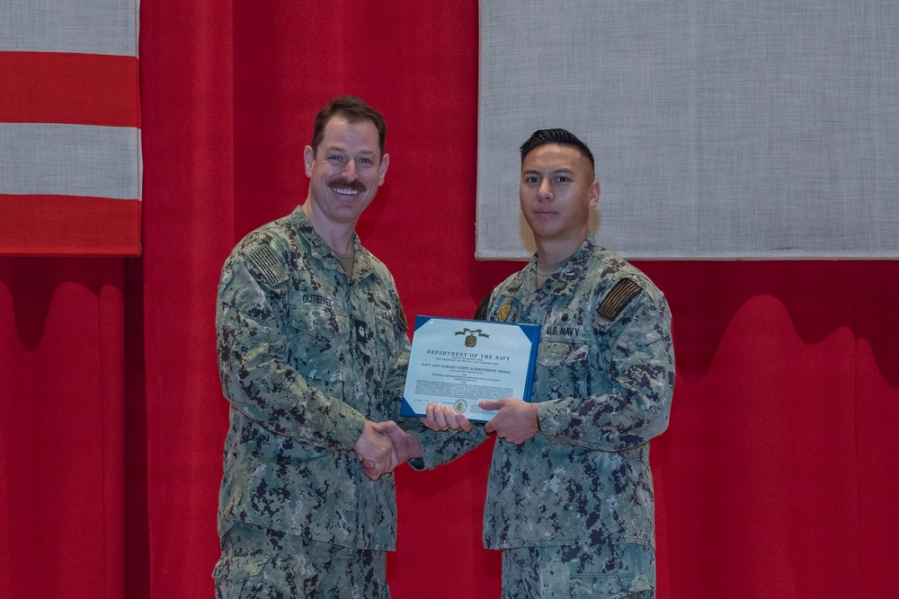 CFAY Holds All Hands and Awards at Quarters&amp;#xA;