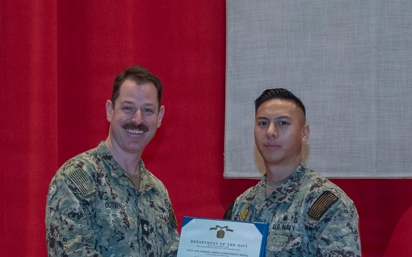 CFAY Holds All Hands and Awards at Quarters&amp;#xA;